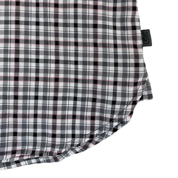 John Varvatos Men’s Medium Long Sleeve Shirt Checkered - Picture 9 of 13